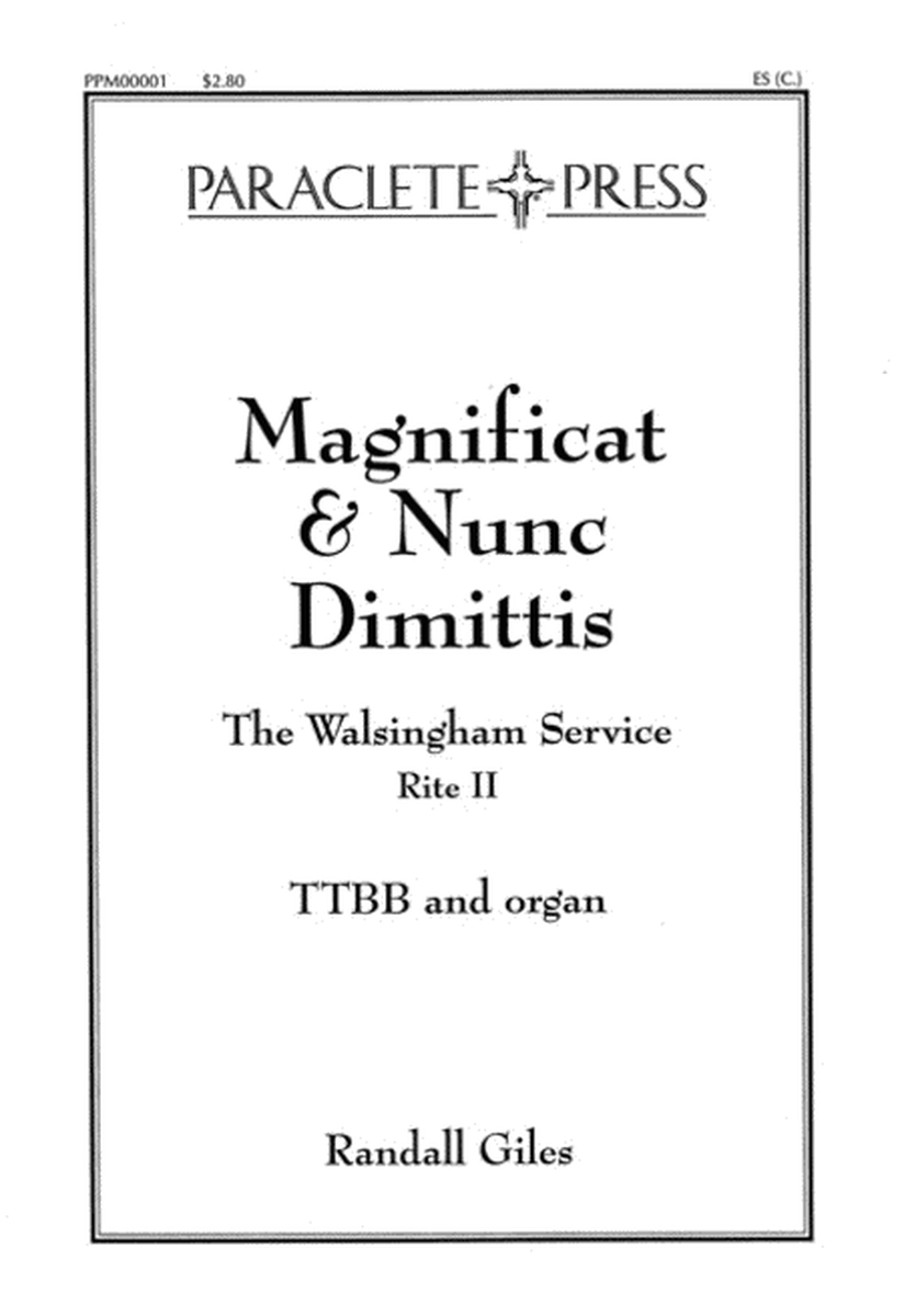 Magnificat and Nunc Dimittis (Walsingham Service)
