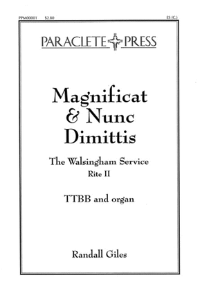 Book cover for Magnificat and Nunc Dimittis (Walsingham Service)
