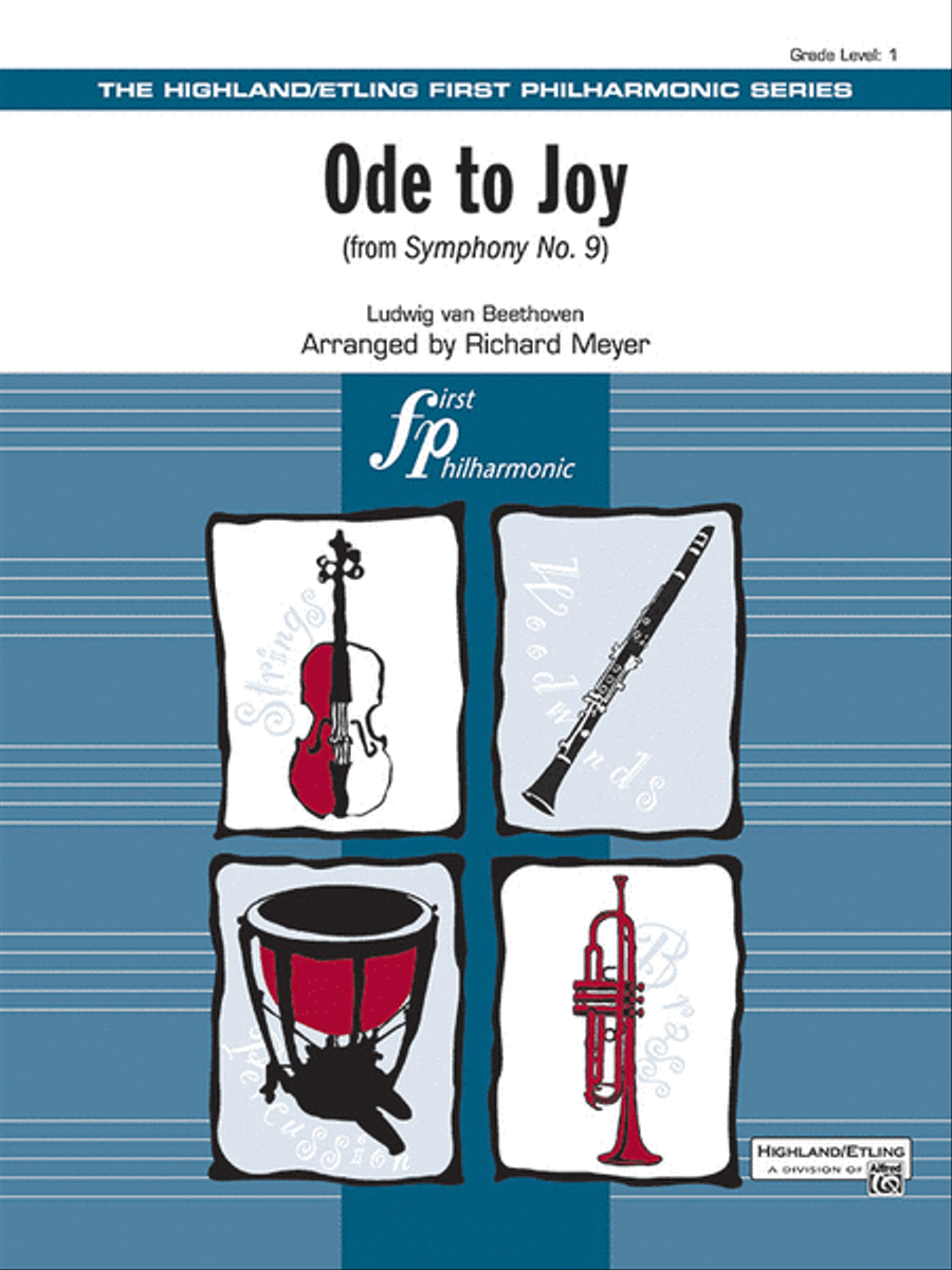 Ode to Joy by Ludwig van Beethoven Full Orchestra - Sheet Music