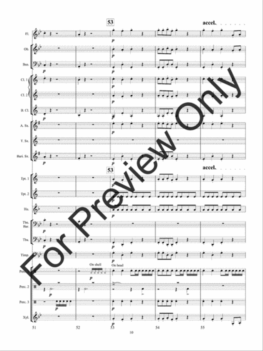 Poltergeist (Score) Concert Band scores gallery preview page 14