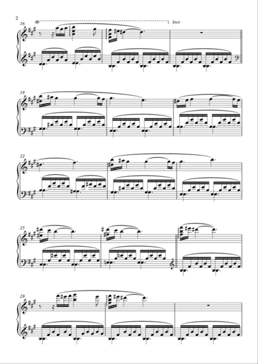 Enchantment (Inspiring Solo Piano Music) Easy Piano scores gallery preview page 2