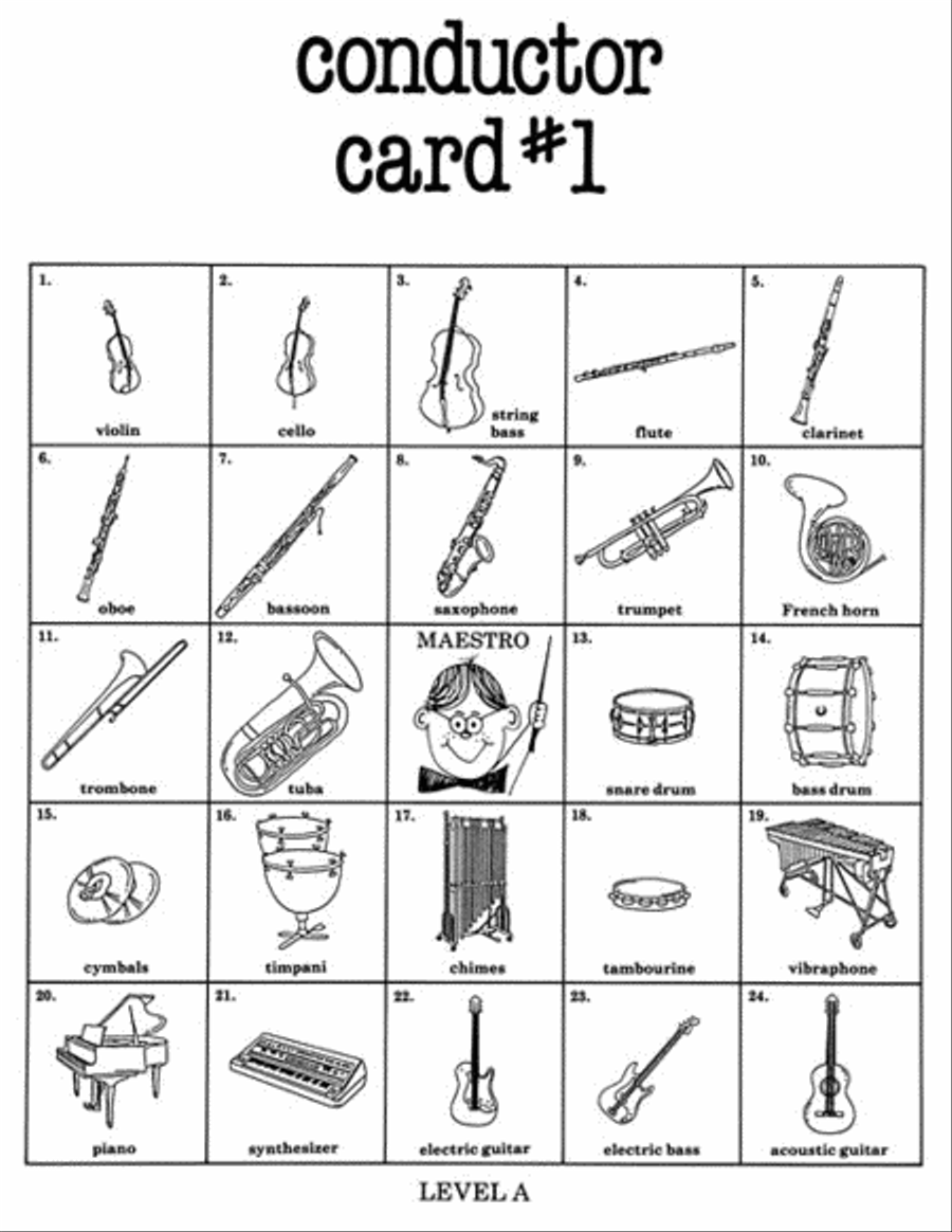 Instrument Bingo Choir scores gallery preview page 4