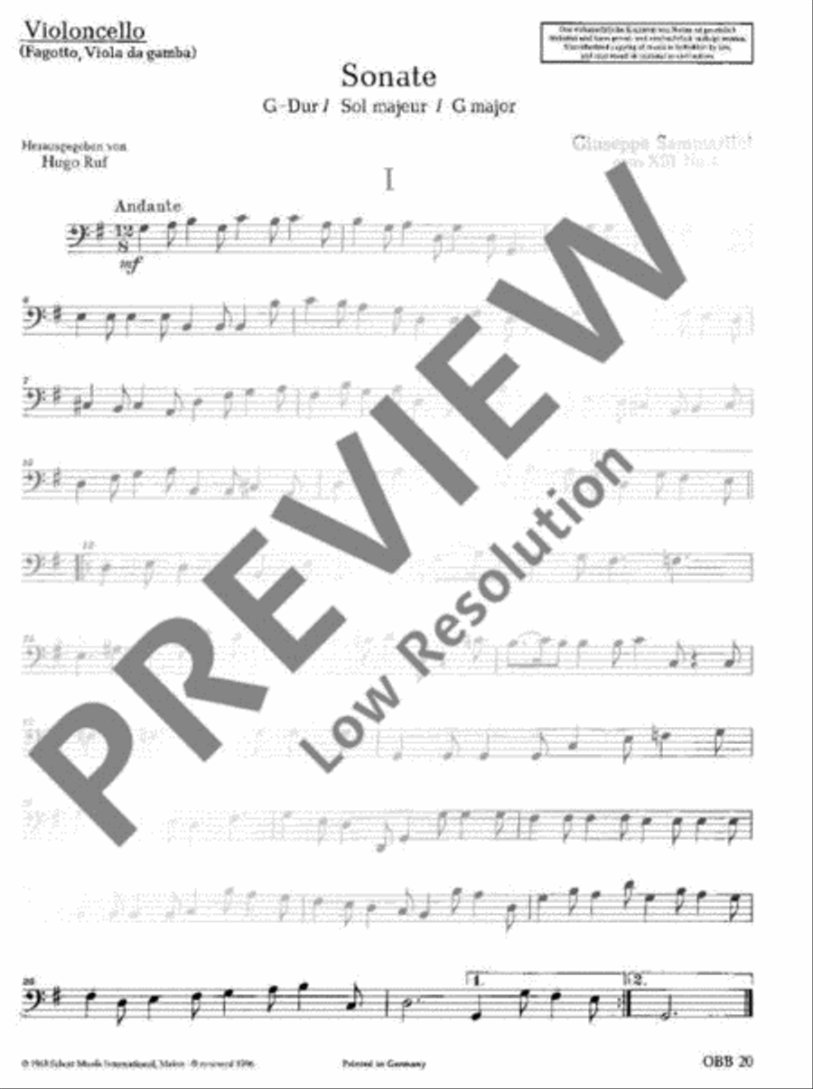 Sonata in G major Sonata in G major Flute scores gallery preview page 15