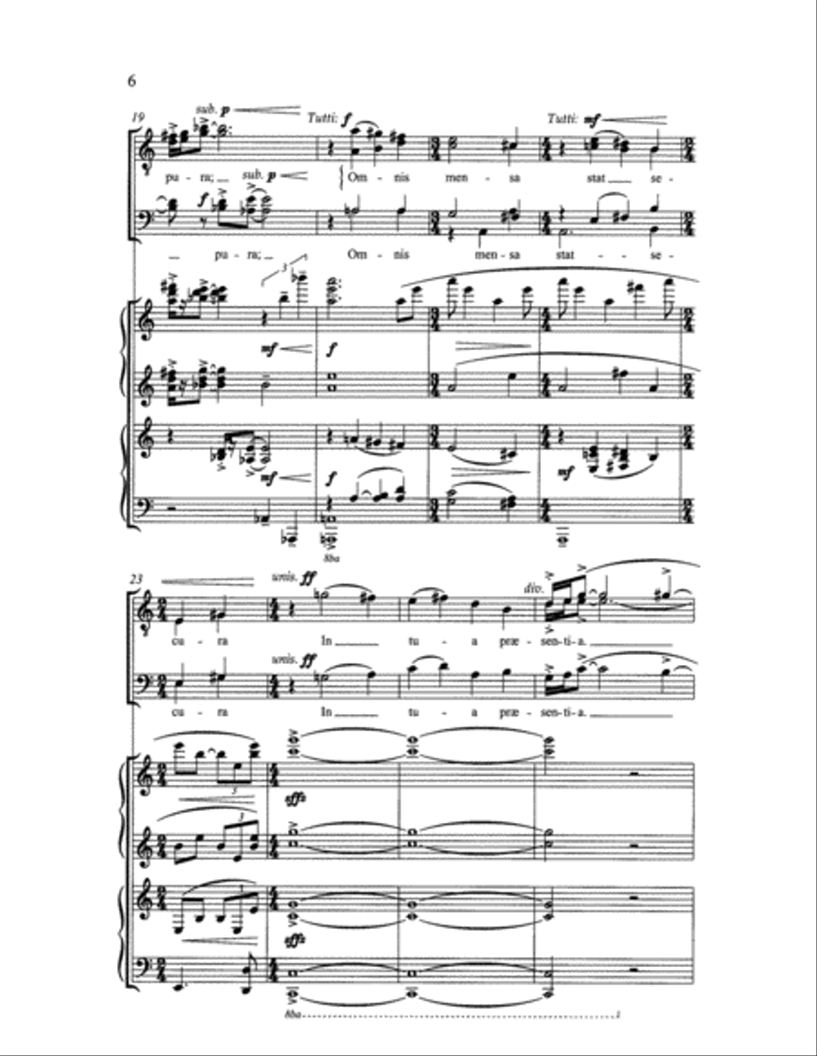 Carmina Juventutis: Drinking Song (Vinum bonum) TTBB scores gallery preview page 6