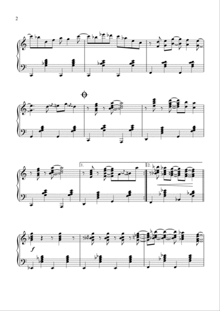 The Way You Look Tonight Piano Solo scores gallery preview page 3