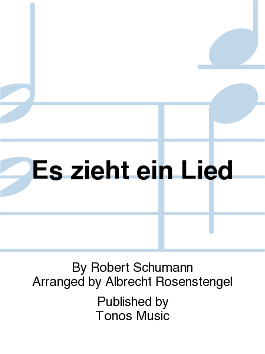 Es zieht ein Lied Es zieht ein Lied 4-Part scores gallery preview page 1