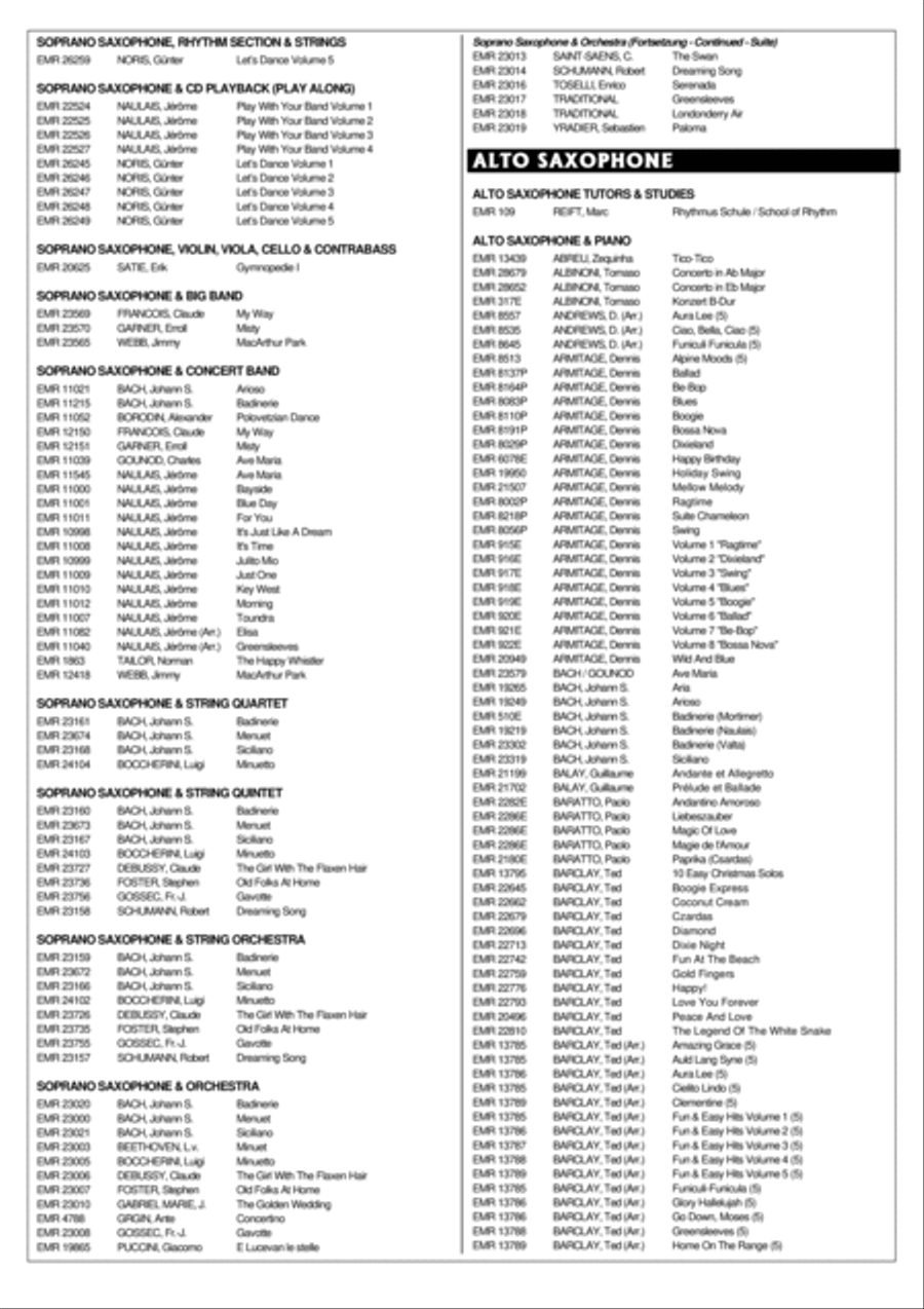 My Soprano Saxophone Collection Volume 9 Soprano Saxophone scores gallery preview page 11
