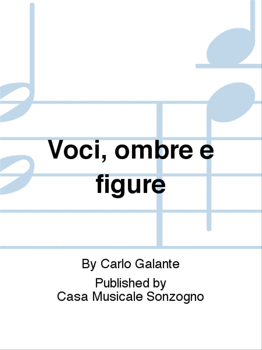 Voci, ombre e figure String Quartet scores gallery preview page 1
