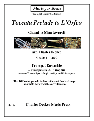 Toccata Prelude to L'Orfeo for Trumpet Ensemble