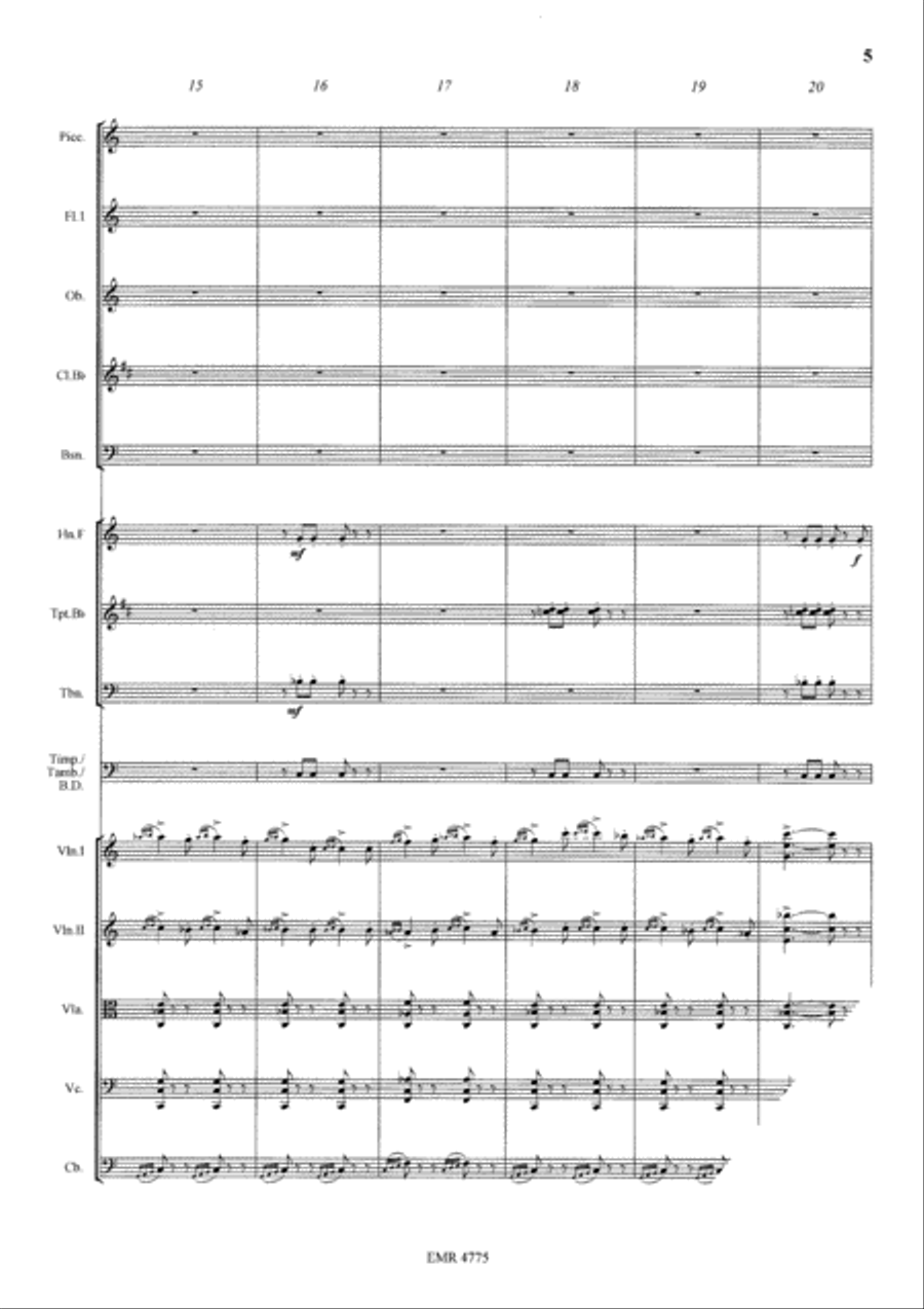 Danses Valaisannes Orchestra scores gallery preview page 5