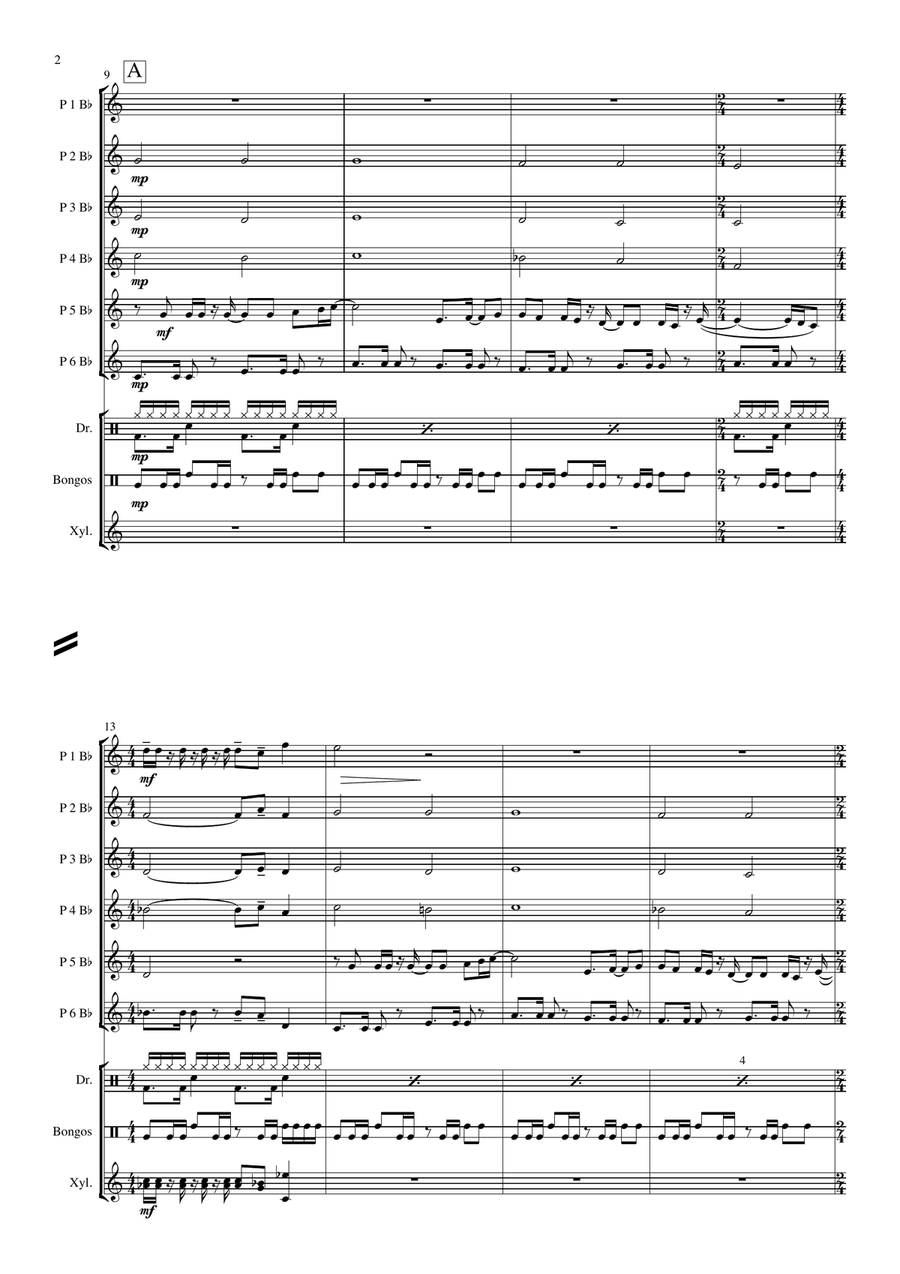 Africa Concert Band scores gallery preview page 2