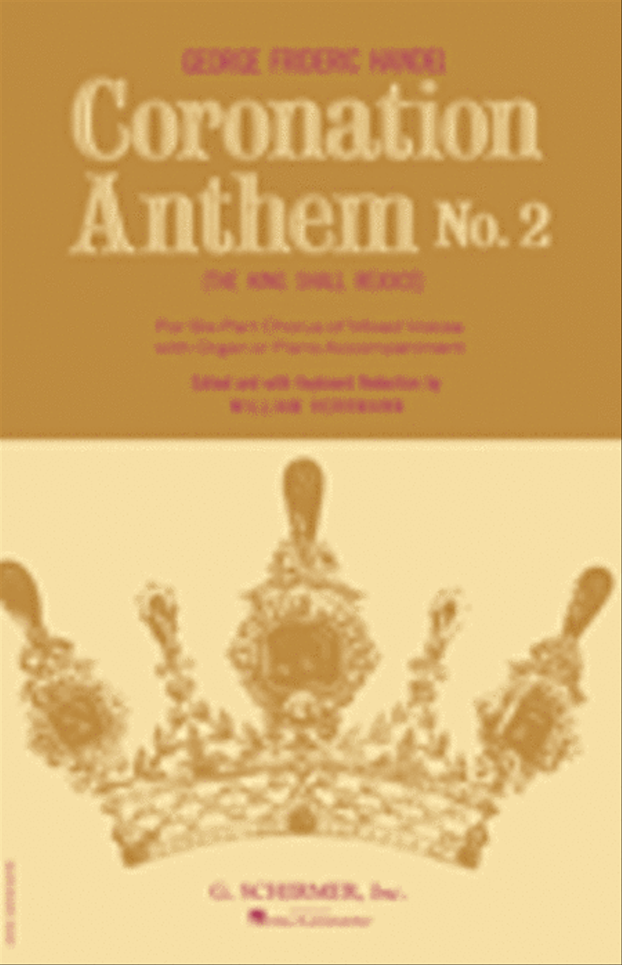 Coronation Anthem No. 2: The King Shall Rejoice 4-Part scores gallery preview page 1