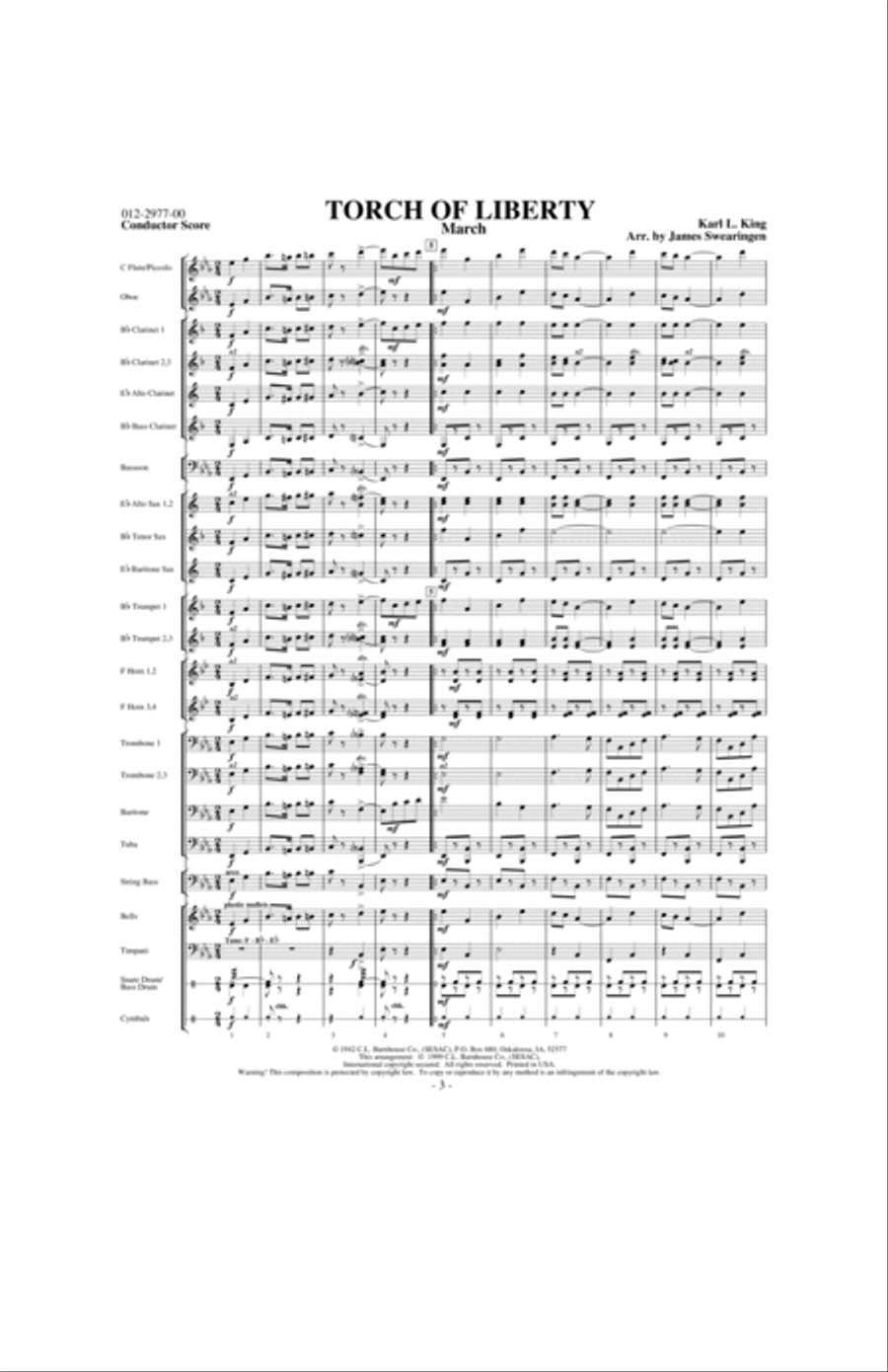 Torch of Liberty Concert Band scores gallery preview page 2