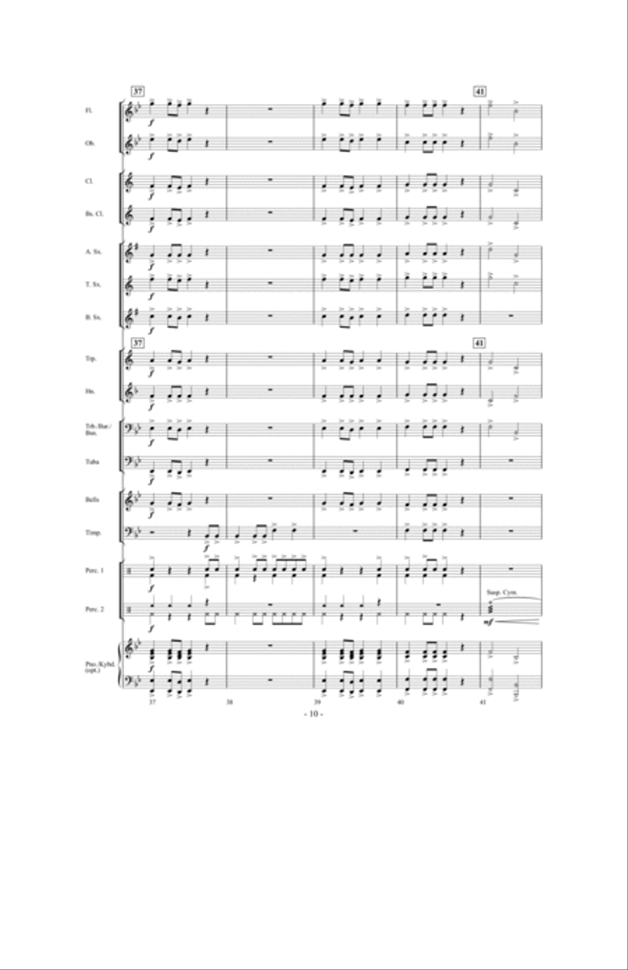 Declarata Concert Band scores gallery preview page 9
