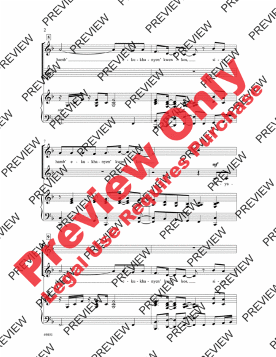 Siyahamba Siyahamba 2-Part scores gallery preview page 3