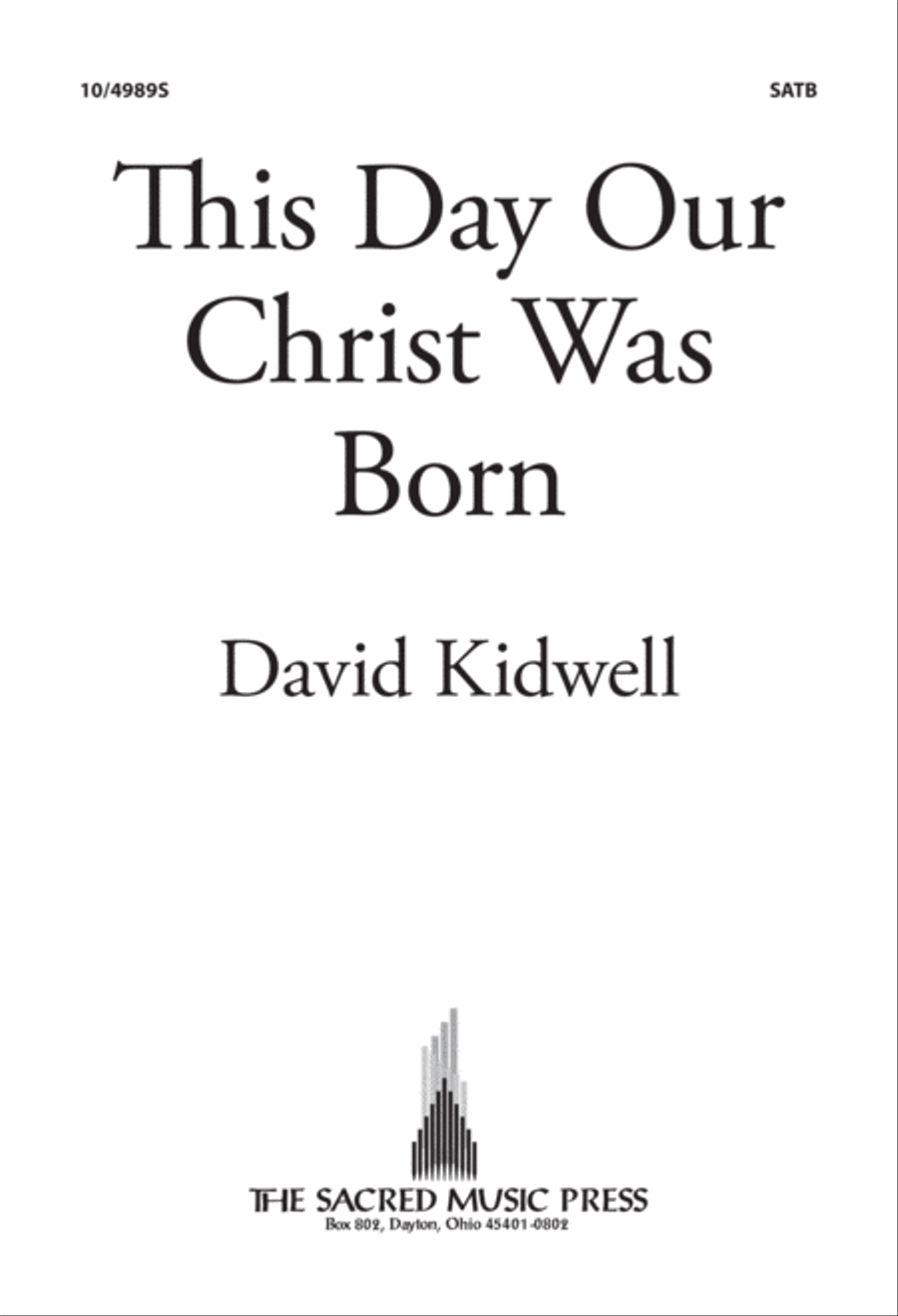 This Day Our Christ Was Born 4-Part scores gallery preview page 1
