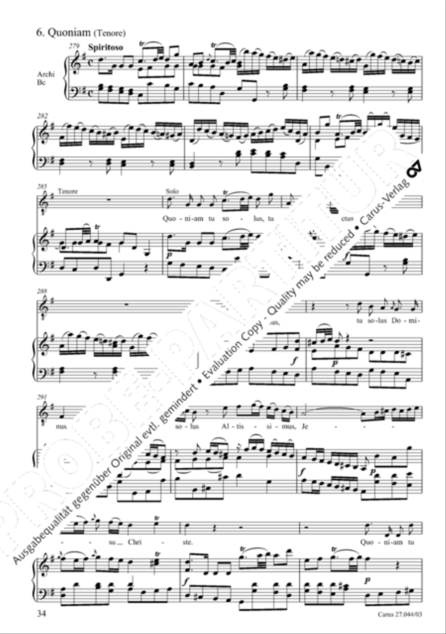 Messa per il Santissimo Natale 4-Part scores gallery preview page 35