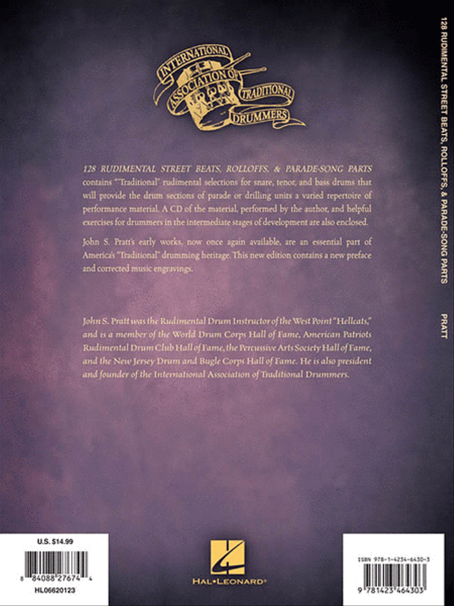 128 Rudimental Street Beats, Rolloffs, and Parade-Song Parts Marching Band scores gallery preview page 2