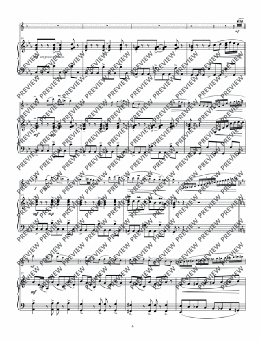 Concerto for Clarinets Clarinet Solo scores gallery preview page 7
