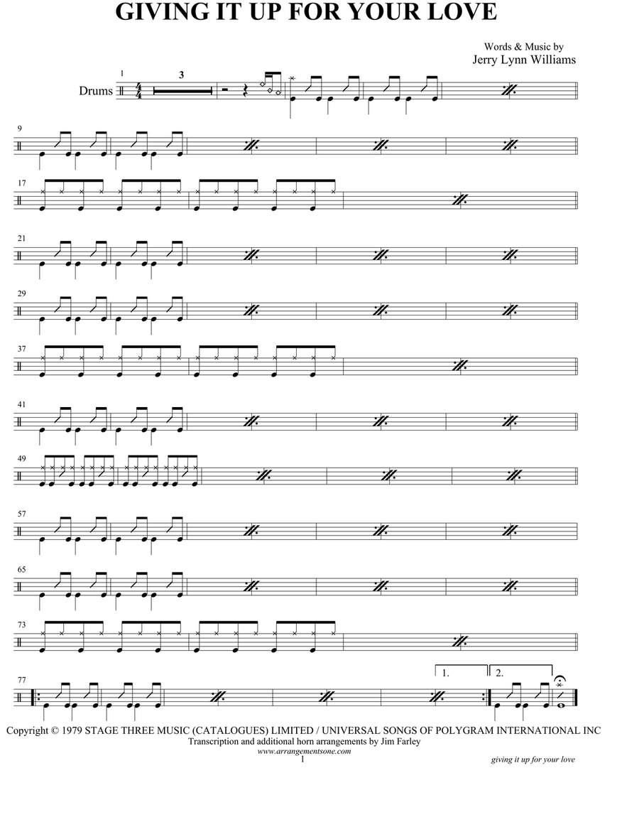 Givin' It Up For Your Love Small Ensemble scores gallery preview page 2
