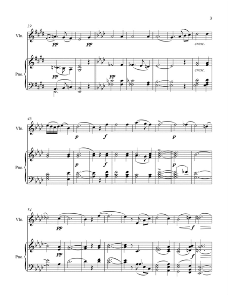 Moments Musicaux 6 Violin Solo scores gallery preview page 3
