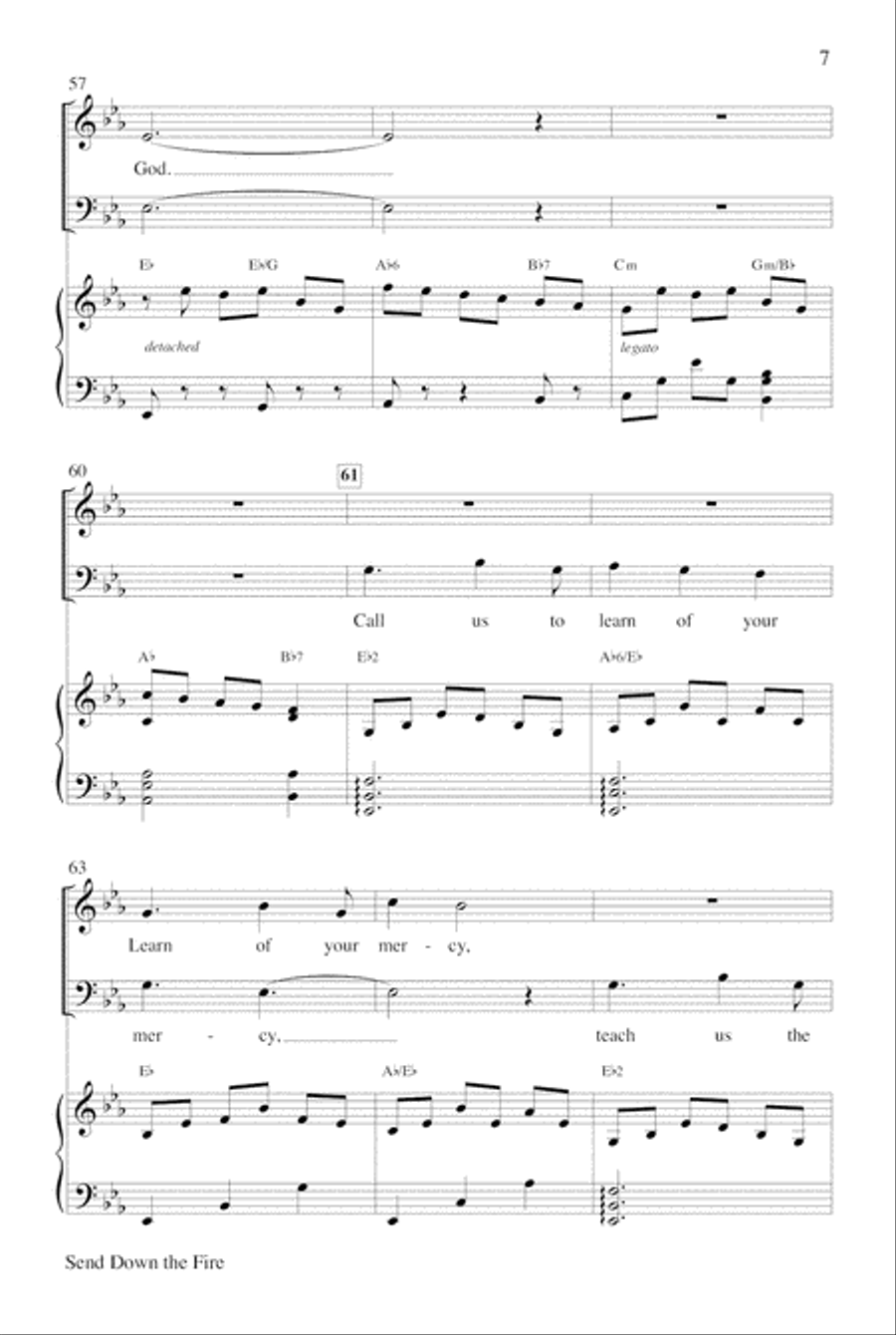 Send Down the Fire Choir scores gallery preview page 7