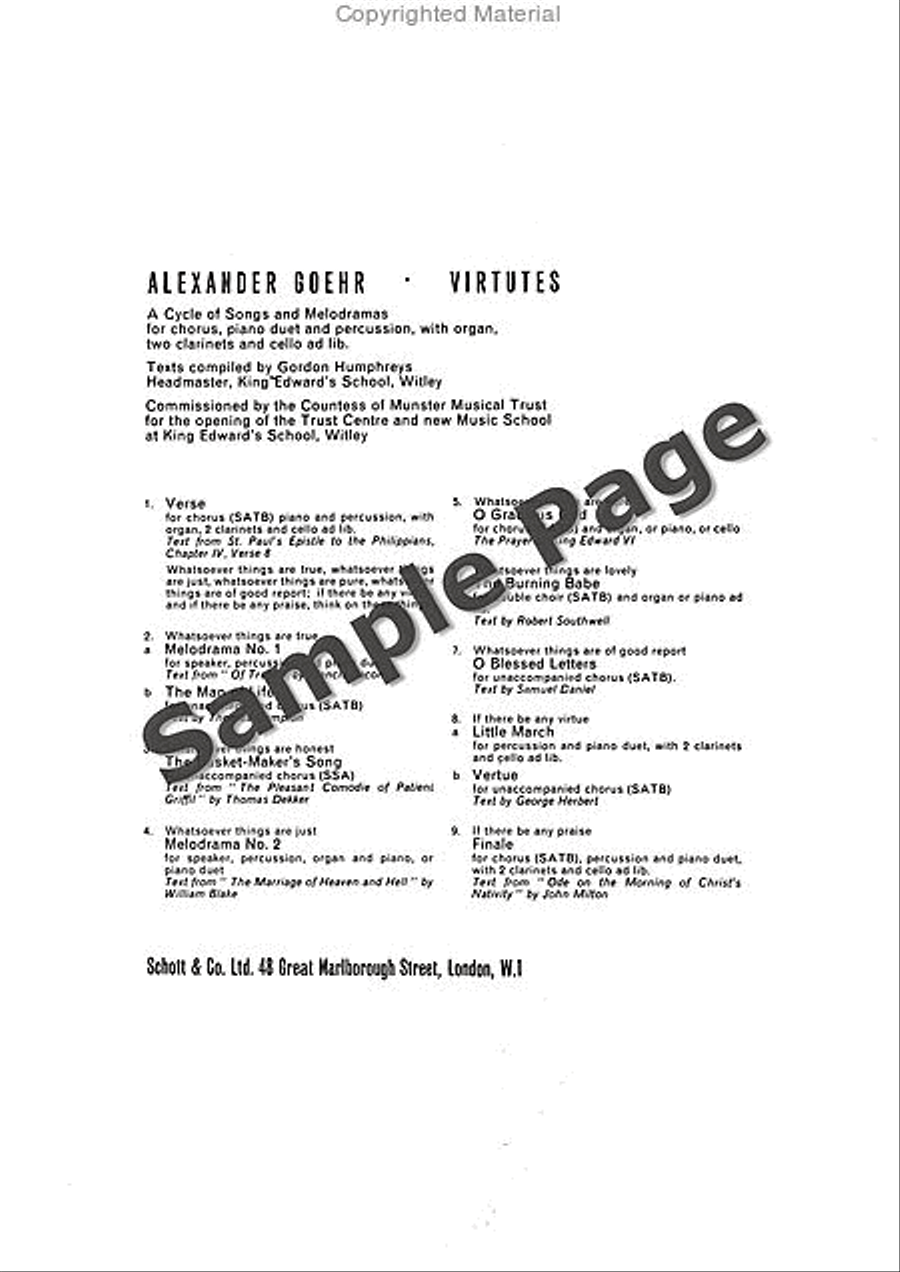 Virtutes Virtutes Clarinet scores gallery preview page 9