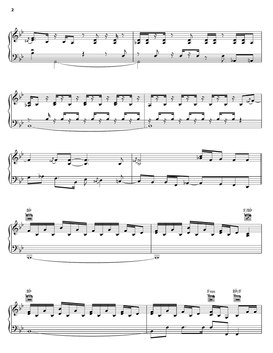 Bear Mountain Hop Piano, Vocal, Guitar scores gallery preview page 2