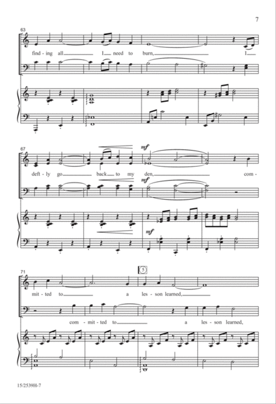 Into the Night Into the Night 4-Part scores gallery preview page 7