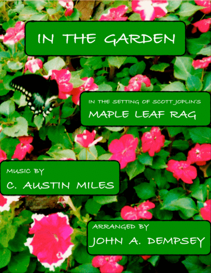 In the Garden / Maple Leaf Rag (Trio for Two Flutes and Piano) Woodwind Duet scores gallery preview page 1