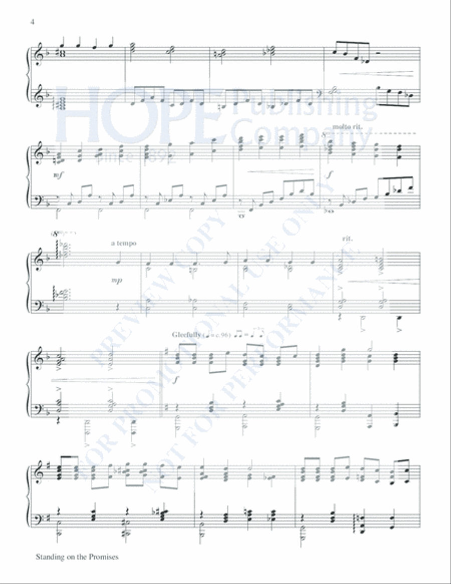Gospel Greats 2 Piano Solo scores gallery preview page 11