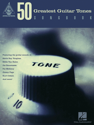 Book cover for 50 Greatest Guitar Tones Songbook