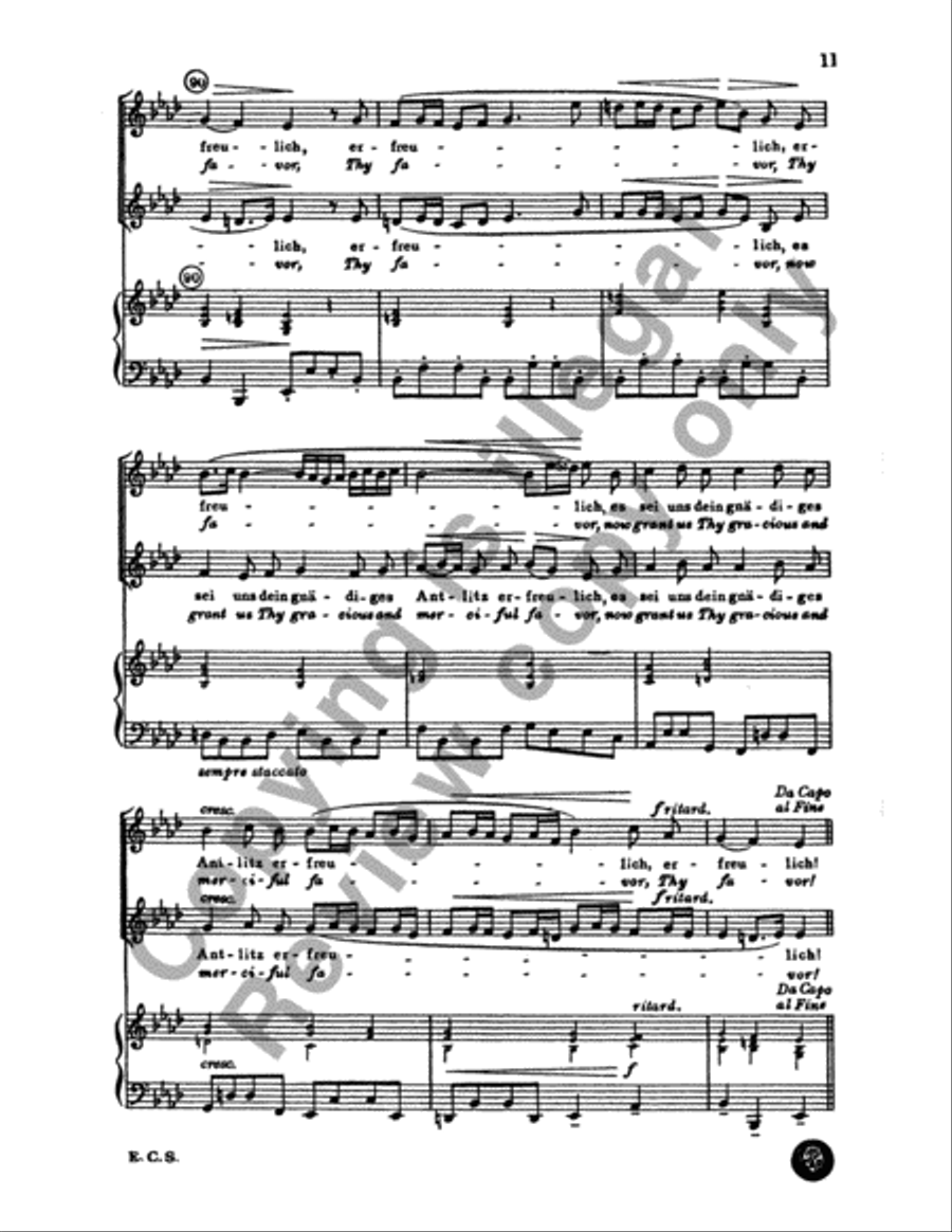 Wir eilen mit schwachen, doch emsigen Schritten (We hasten with eager) SA scores gallery preview page 21