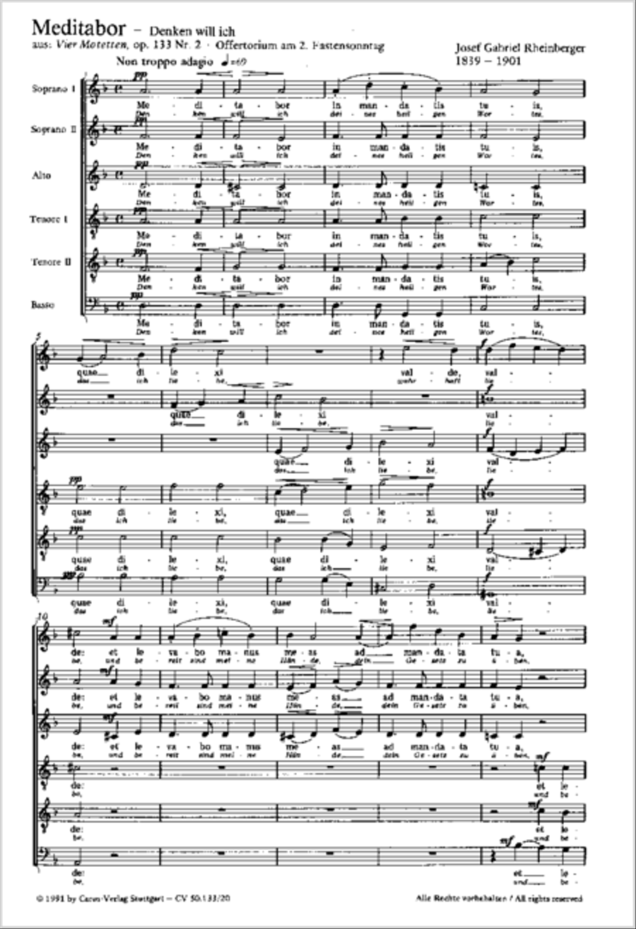 Meditabor Meditabor Choir scores gallery preview page 6
