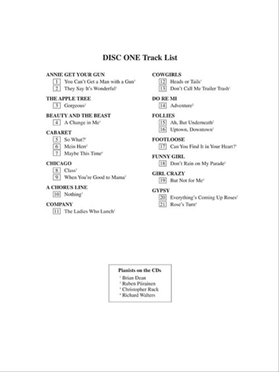 The Singer's Musical Theatre Anthology – Volume 3 Mezzo-Soprano Voice scores gallery preview page 2