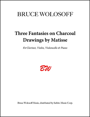 Three Fantasies on Charcoal Drawings by Matisse