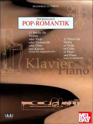 Book cover for Pop Romance for Piano