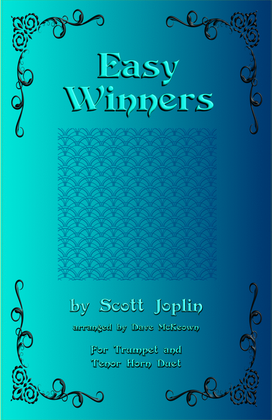 Book cover for The Easy Winners, Duet for Trumpet and Tenor Horn