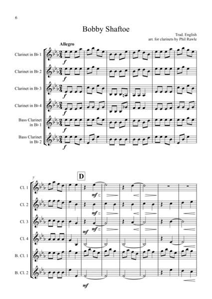 Four Traditional Songs for Clarinet Ensemble image number null