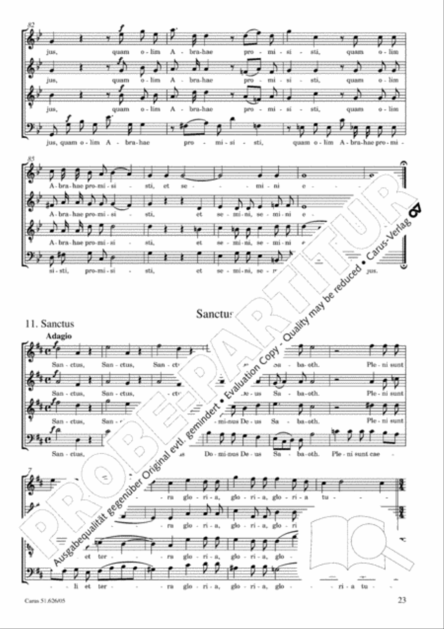 Requiem 4-Part scores gallery preview page 24