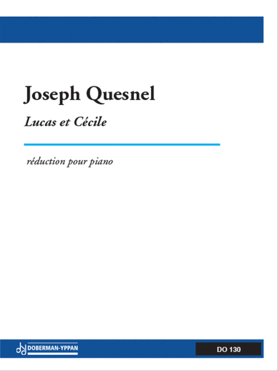 Lucas et Cécile (Opera 5 voices / pno) Voice scores gallery preview page 1