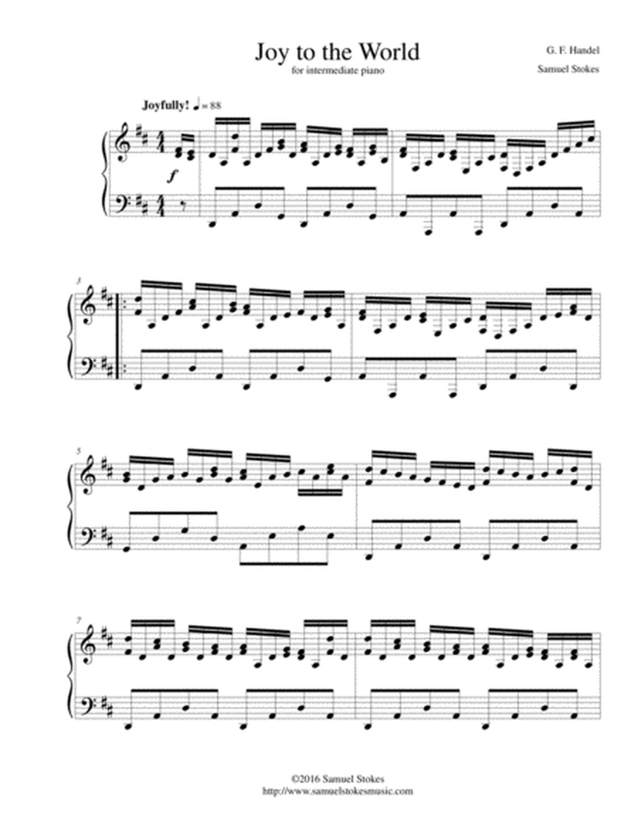 Joy to the World - for intermediate piano image number null