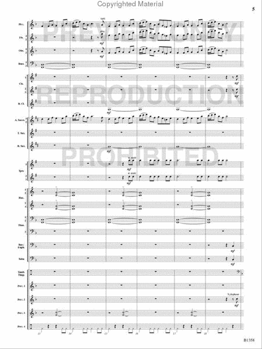Three Celtic Dances Concert Band scores gallery preview page 4