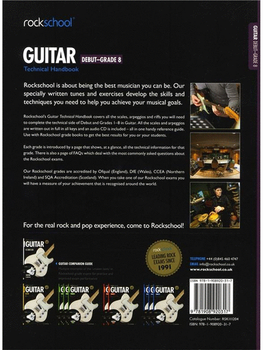 Rockschool: 2012-2018 Guitar Technical Handbook