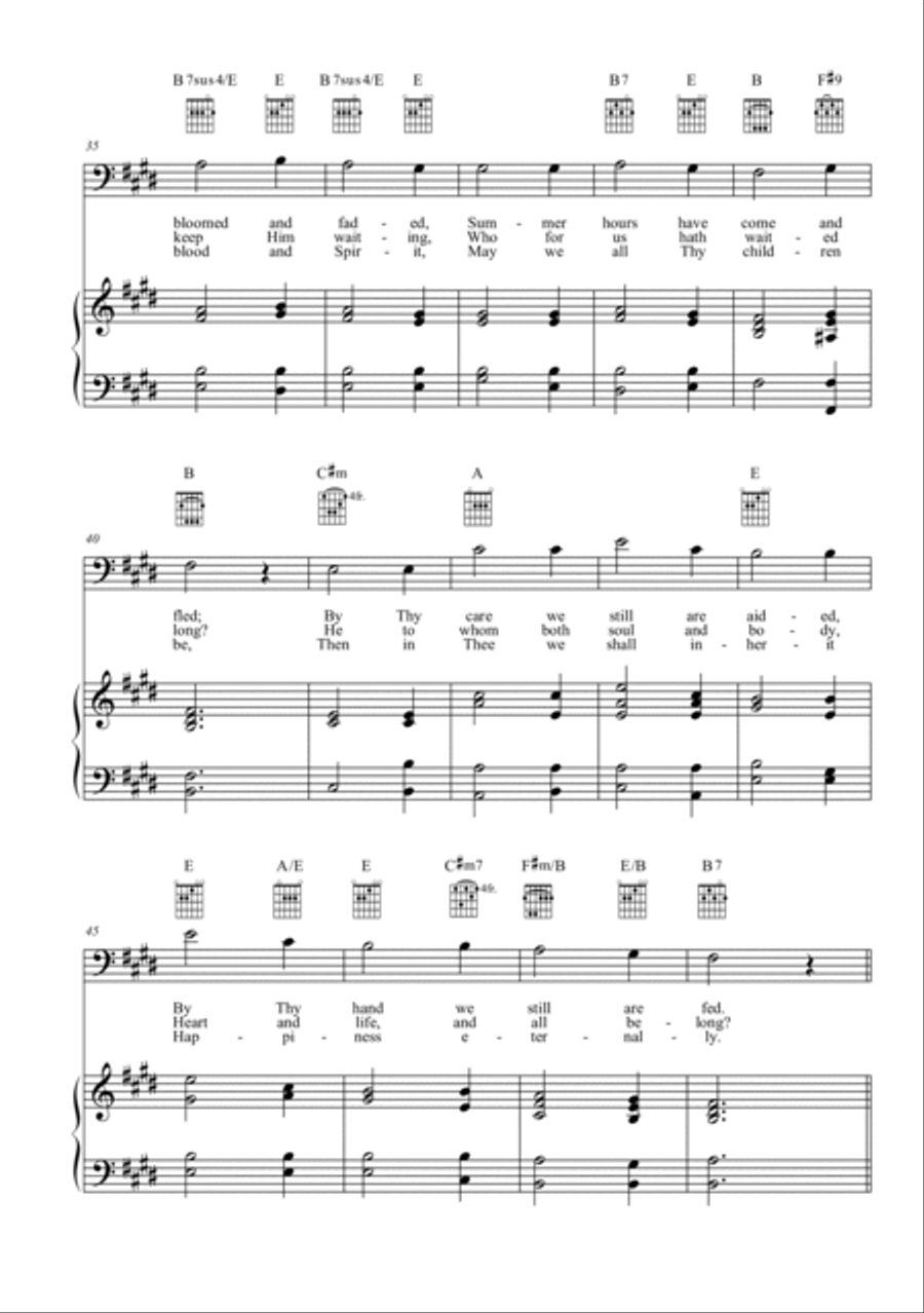 New Year's Hymn Tenor Voice scores gallery preview page 3