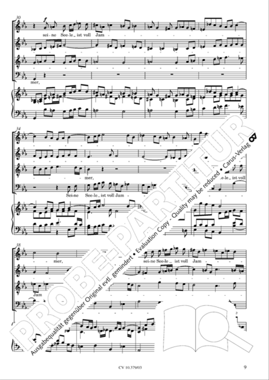 Der Tod Jesu 4-Part scores gallery preview page 10