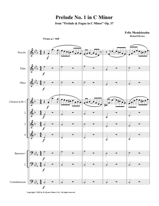 Mendelssohn - Prelude in C Minor, Op. 37 (Woodwind Choir)