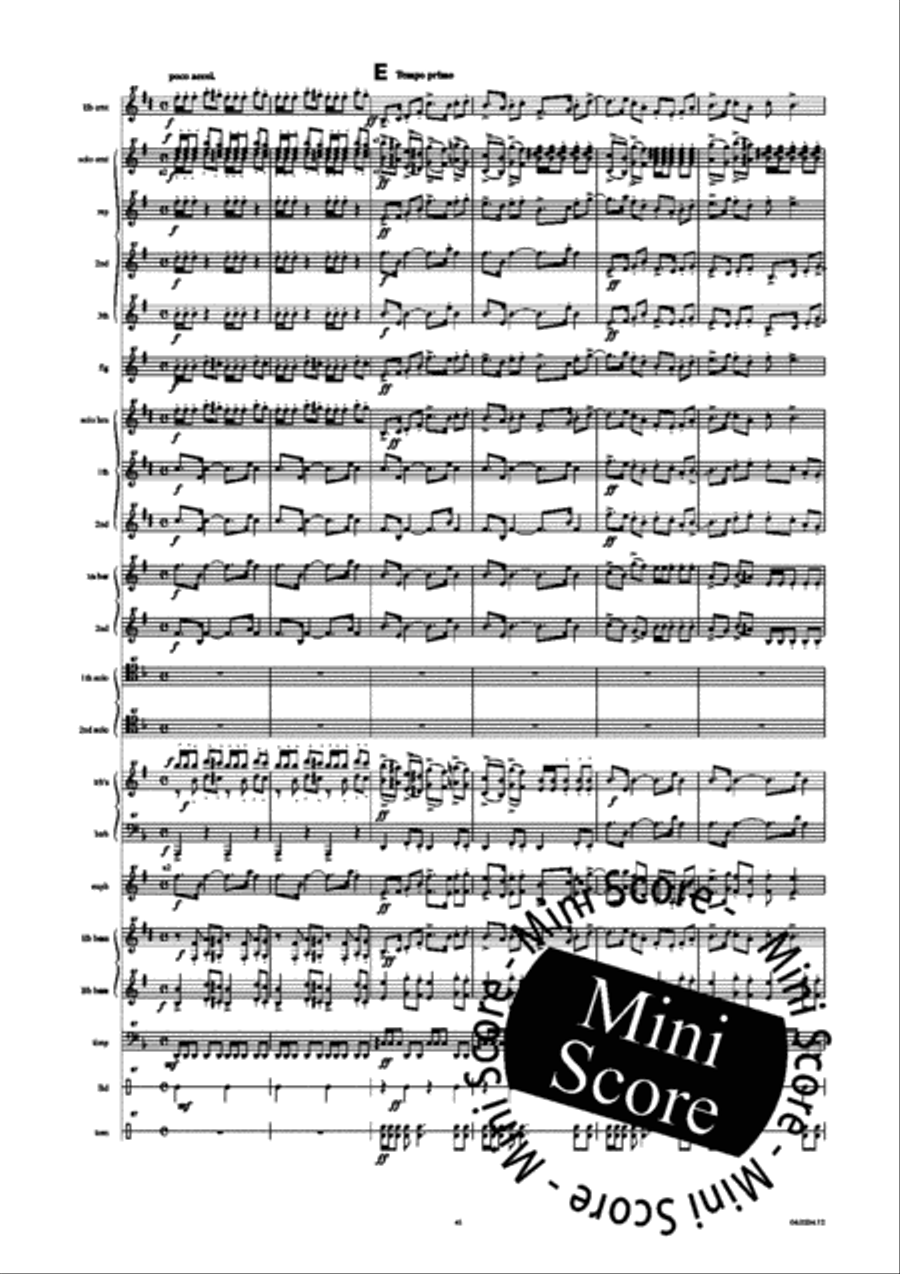 Rainforest Concerto Brass Band scores gallery preview page 47