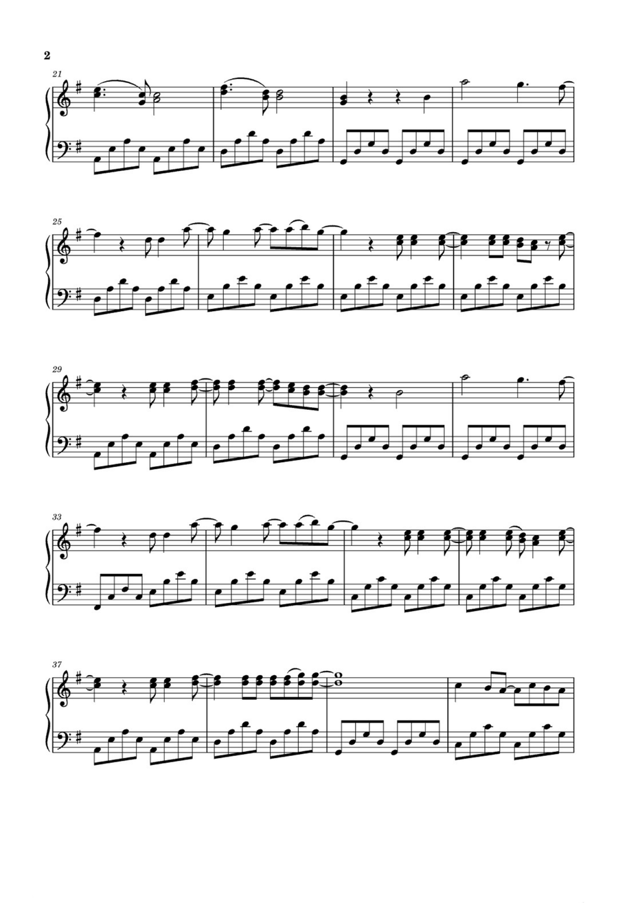 More Than Words More Than Words Easy Piano scores gallery preview page 2