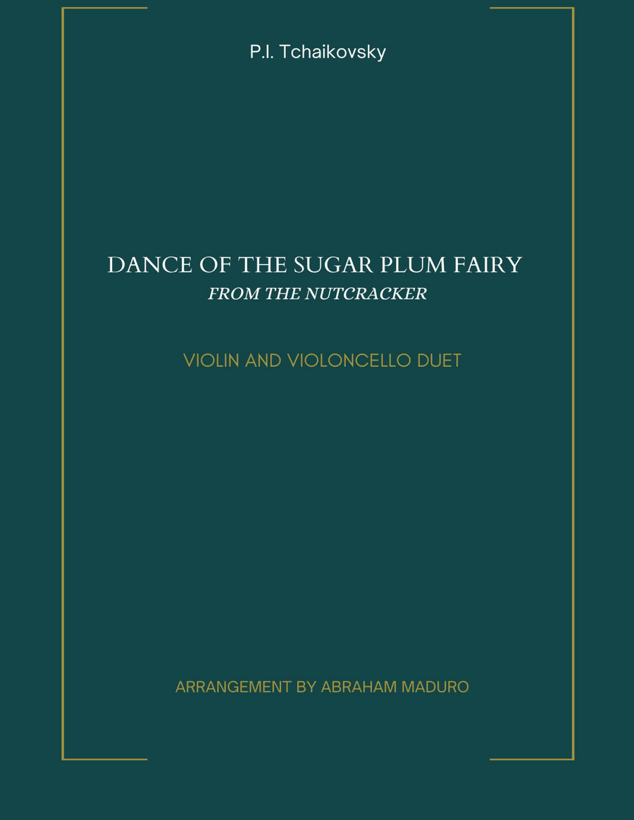 Dance of the Sugar Plum Fairy from The Nutcracker-Violin Cello Duet String Duet scores gallery preview page 1
